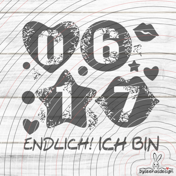 Zahlen Set 1 6 7 0 Plotterdatei SVG DXF