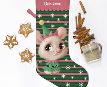 DIY-Nähset - Nikolaussocke - Softshell - Süße Weihnachtszeit - Maus