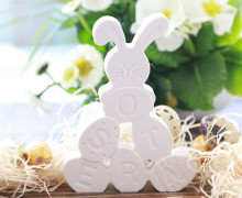 Silikon - Gießform - Osterhase mit Ostereiern - Ostereier Pyramide - Ostern - vielfältig nutzbar