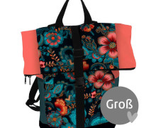 DIY-Nähset - Rucksack - Nepal - Stickspaß - Schwarzblau - abby and amy