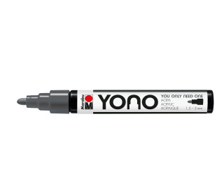 1 YONO Marker - Acrylmarker - 1,5-3mm - Marabu - Dunkelgrau (Col. 079)