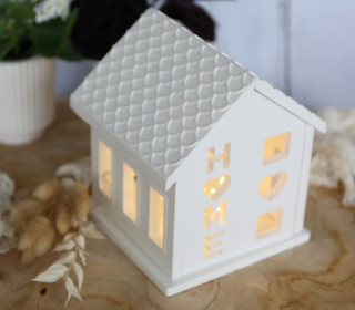 Silikon -  Gießform - Bausatz Lichthaus - für Teelichter - Home - Haus 1 - vielfältig nutzbar