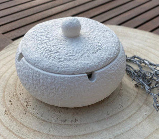 Silikon - Gießform - Aschenbecher mit Deckel - 2-teilig - vielfältig nutzbar