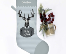 DIY-Nähset - Nikolaussocke - Softshell - Mr. Stag - Hirsch - Thorsten Berger