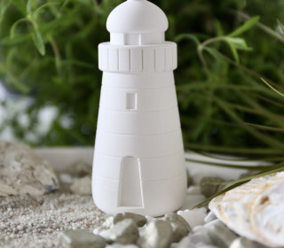 Silikon - Gießform - Dicker kleiner Leuchtturm - Schlicht -  maritim - vielfältig nutzbar