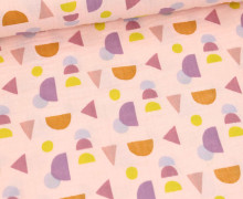 Musselin - Muslin - Double Gauze - Formen - Pastellrosa