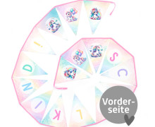 DIY - Wimpelkette - Schulkind - Einhornzauber - Velvet - abby and amy