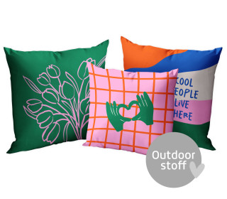 Kissenstoff - DIY - Kissen-Set - Don't overthink it - Outdoorstoff - abby and amy