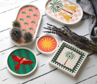 Outdoorstoff - Sunbleached - Inlays für Silikon - Probierset - Andrea Liesert - abby and amy