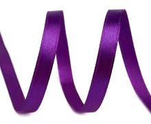 1 Rolle Satinband - 22,5m - Lila - Schleifenband - Zierband - 6mm - Uni