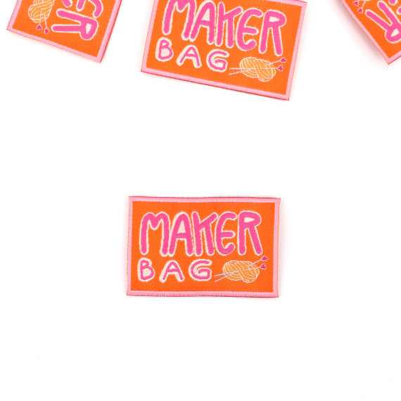 1 Label - MAKER BAG - Orange - ela ideen