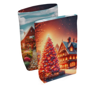 DIY-NÄHSET - Buchtasche - Weihnachtsbaum - Softshell - abby and amy