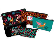 DIY-Nähset - Softshell - Fleece - 5 Wetbags - On the Wild Side - Hamburger Liebe - abby and amy