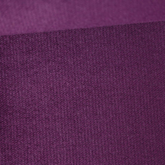 Möbel und Taschenstoff Samt Velours Uni Polsterstoff Lila