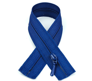 1 Polyesterreißverschluss - 30cm - S2 - Nicht Teilbar - Nahtfein -  Hochwertig - Prym - Blau (223)