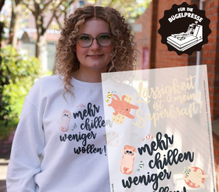 Onkel Bo's Bügelbilder - DIN A4 - Auszeit - Sanne Paul