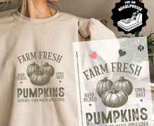 Onkel Bo's Bügelbilder - DIN A4 - Farm Fresh Pumpkins