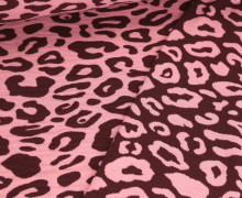 Bio-Jacquard - 2 Farb Spezial Jacquard Jersey - Safari Doubleface - Western Fairy Tales - Hamburger Liebe - Altosa/Bordeaux