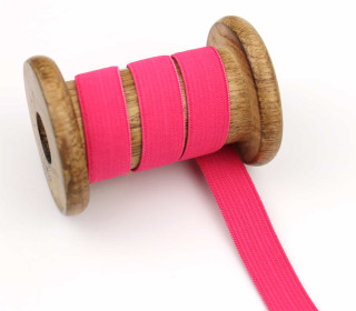 2 Meter Gummiband - Zugeschnitten -  Uni - 15mm - Pink