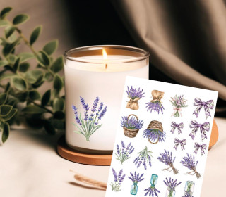 Rub-On Sticker - Lavendel Laune - Tante Henni Rub-Ons - vielfältig nutzbar