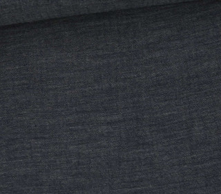 Musselin - Muslin - Double Gauze - Meliert - Uni - Stahlblau