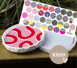 Outdoorstoff - Musterliebe - Inlays für Silikon - Dekoteller - Tablett - Klein - studio.mARTinchen - abby and amy