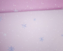 Jersey - Winterelfe - Kombistoff - Rosa-Verlauf - Bio Qualität - Wildblume - abby and me