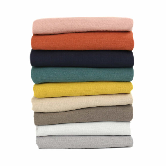 Musselin - Muslin - Double Gauze - Extrabreit - 240cm - Uni - Petrol - Schnuffeltuch - Windeltuch