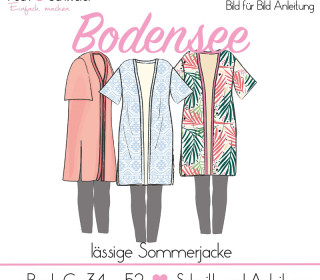 E-book Sommerjacke “Bodensee” Gr. XS - XXL (34-52) von Pech und Schwefel