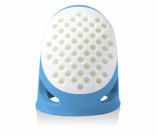 1 Fingerhut - Größe XL - Soft Comfort - Prym ergonomics - Poolblau/Weiß