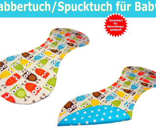 Schnittmuster  Baby Spucktuch/Sabbertuch - inkl. Nähanleitung