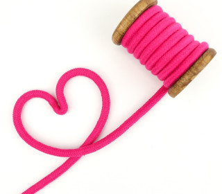 1m Kordel - Rope Bowl - 10mm - Pink