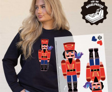 Onkel Bo's Bügelbilder - DIN A4 - Nut Cracker - Hamburger Liebe