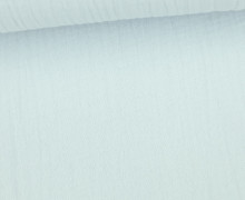 Musselin - Muslin - Uni - Schnuffeltuch - Windeltuch - 150g - Babyblau