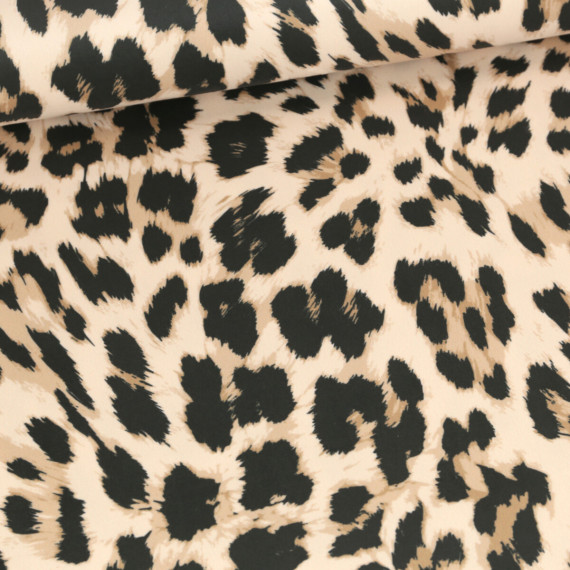 Samt - Geoluxe - Dekostoff - Polsterstoff - Leo - ki-ba-doo - Beige