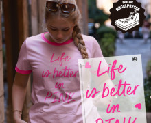 Onkel Bo's Bügelbilder - DIN A4 - Life is better in PINK - BIG