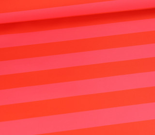 Outdoorstoff - Just Stripes! - Streifen - Dunkelrot/Fuchsia - abby and amy
