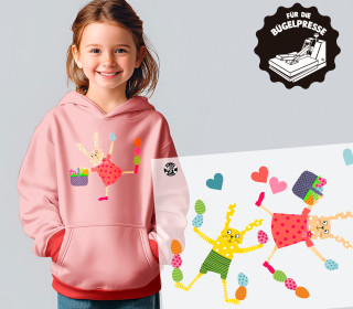 Onkel Bo's Bügelbilder - DIN A4 - Hasenfreunde - Spielen - ela ideen