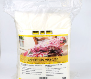 1 Packung Volumenvlies - 279 Cotton Mix 80/20 - 220x270cm - Vlieseline - Warmweiß