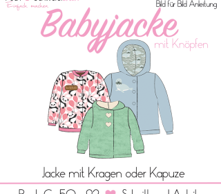 E-Book Knopfjacke “Pech&Schwefelchen” Gr. 50 -92