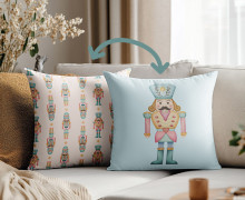 Genähtes Kissen inkl. Inlet - Nutcracker Christmas Ballet - Nussknacker - Elisabeth Cölfen - Mein Hanseherz