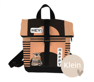 DIY-Nähset - Rucksack - Nepal - Klein - fröhliche Tierfreunde - Happy Bär - ela ideen - abby and amy