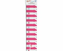 Handmaß - Lineal - Prym Love - Skala 21cm - Weiß/Pink