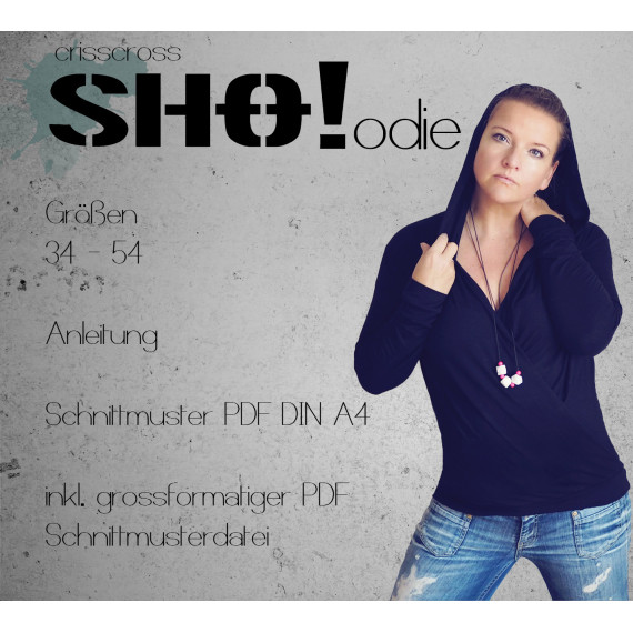 crisscross SHO!odie - ein lockerer Wickelhoodie