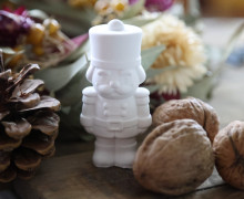 Silikon - Gießform - Süßes Mini Gardemännchen - mit Bommel - Weihnachten - vielfältig nutzbar