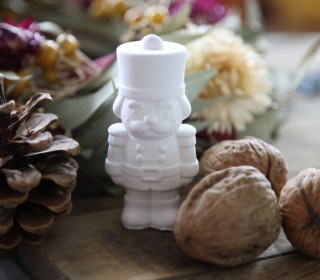 Silikon - Gießform - Süßes Mini Gardemännchen - mit Bommel - Weihnachten - vielfältig nutzbar