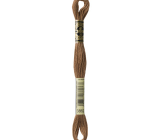 Stickgarn - DMC - 117 Mouliné Spécial - Farbe 3862