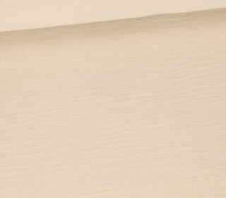 Leichte Webware - Blusenstoff - Leinenoptik - Vintage - Uni - Ecru