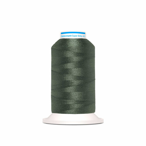 Gütermann Nähgarn Polyester – 100 M, Farbe Grün | Recycelt, Reißfest, Für Hand- & Maschinennähen