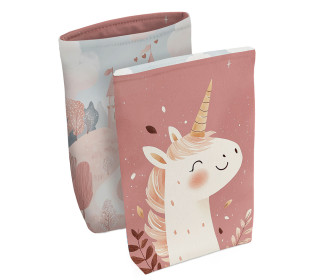 DIY-NÄHSET - Buchtasche - Unicorn & Castle - Softshell - abby and amy